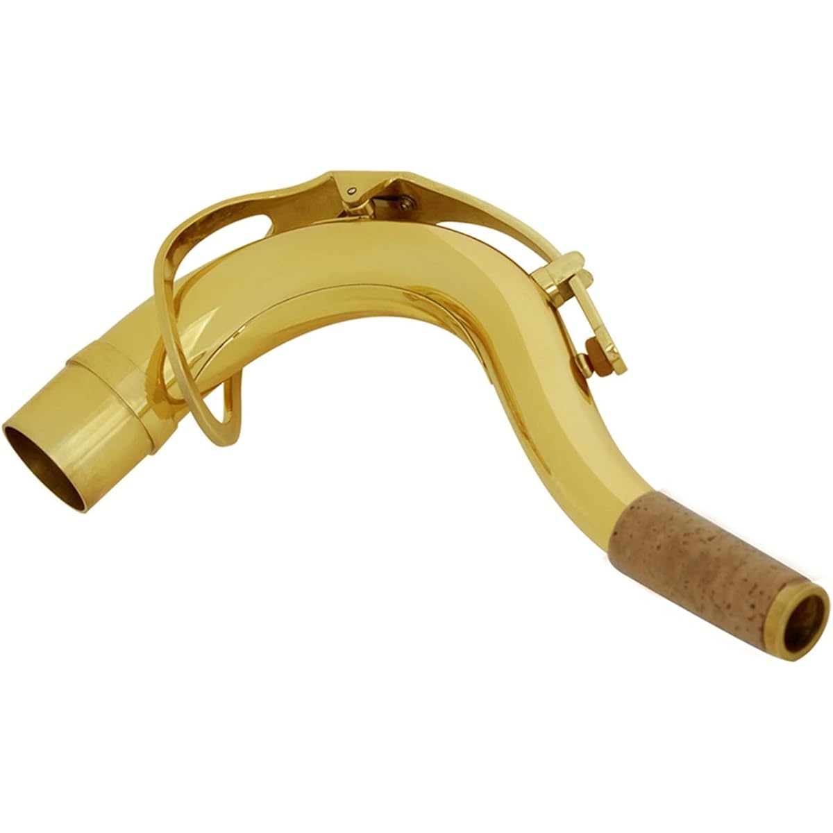 KERREY Saxophone Neck Accessories Parts Color Adjustable Alto Bent Neck Brass Gold Saxophone Accessories Parts