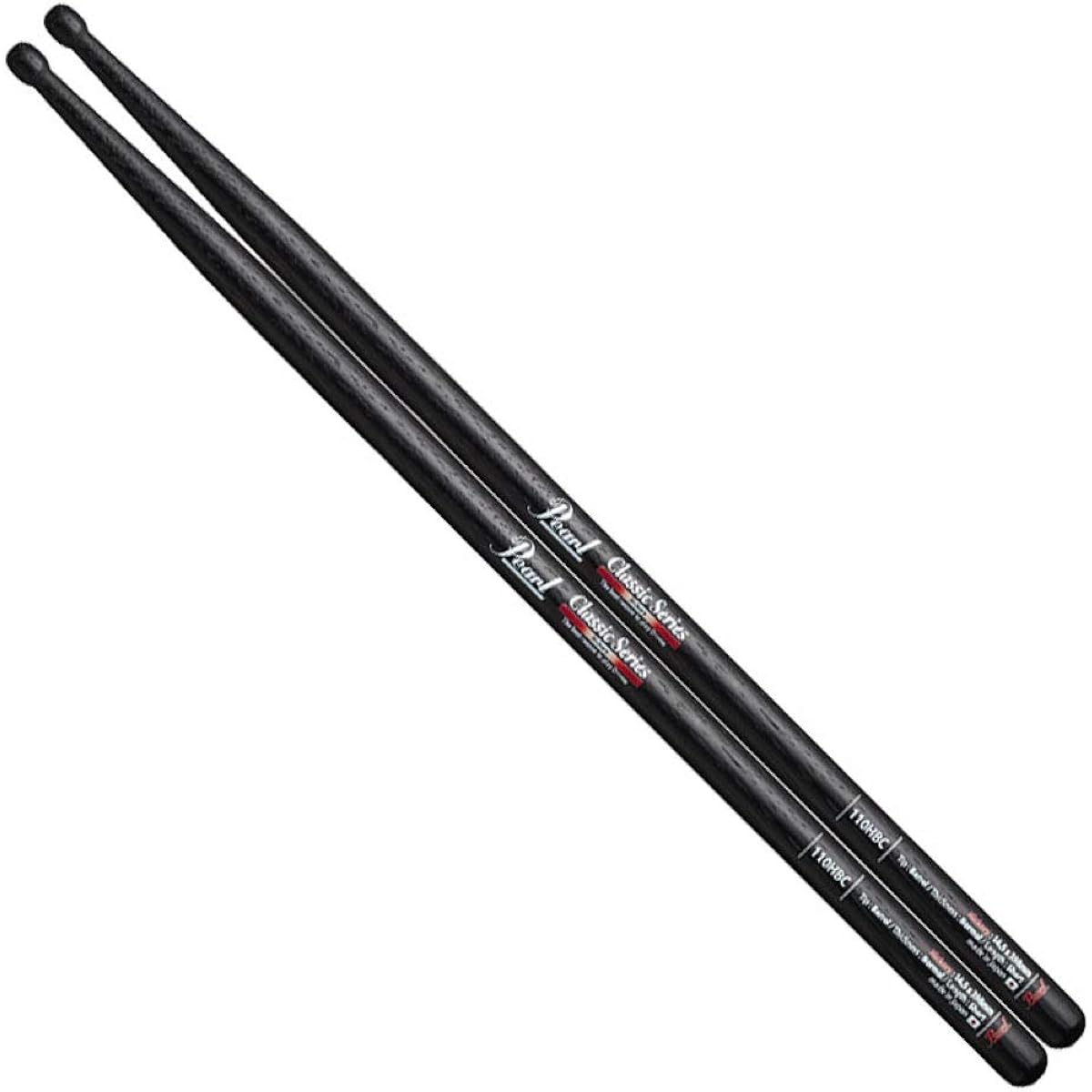Pearl 110HBC Hickory Drumsticks x 12 Sets