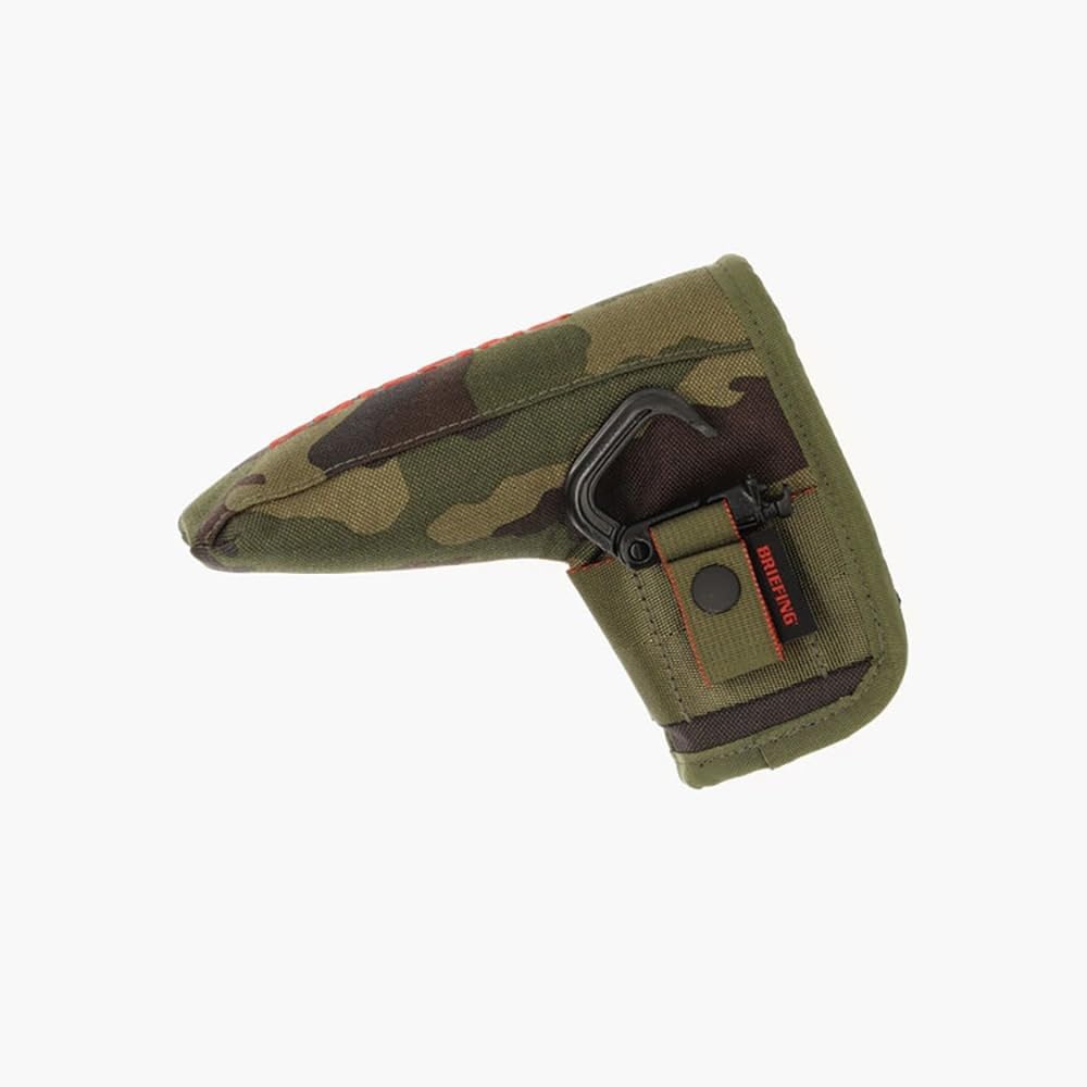 BRIEFING GOLF PUTTER COVER VORTEX VORTEX CANVAS SERIES BRG211G48 BRG 161 GREEN CAMO (Green)