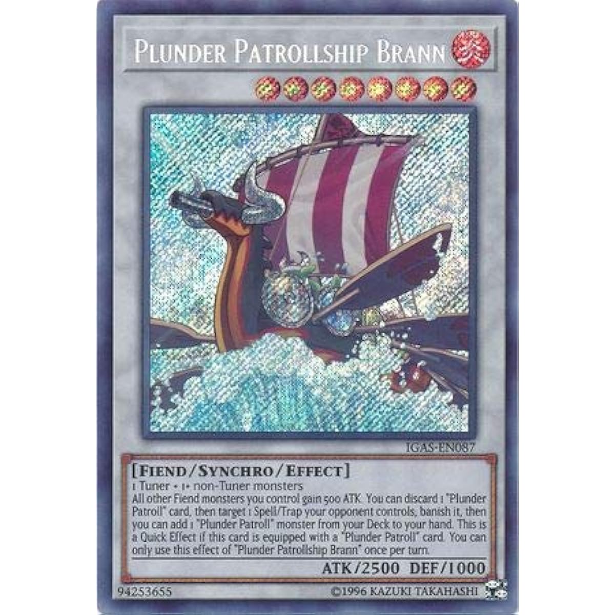 Plunder Patrol Ship Buran - IGAS-EN087 - Secret Rare - Unlimited Edition