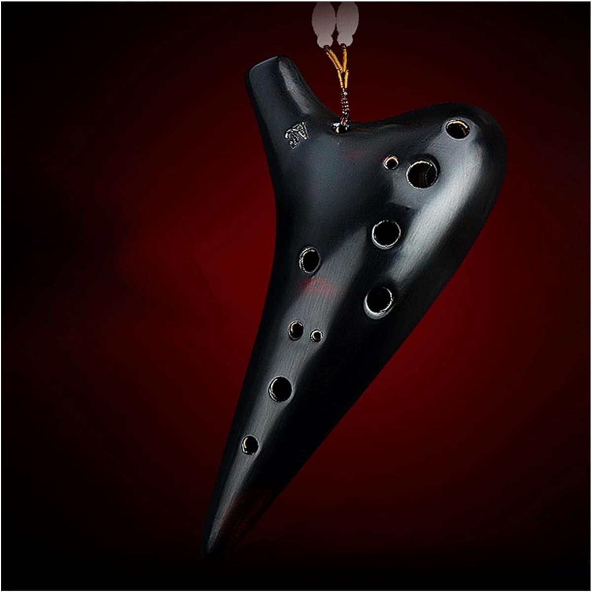 Professional 12 Holes Alto C Key Ceramic Ocarina 12 Hole Ocarina AC for Students Beginners Use Ocarina Musical Instrument