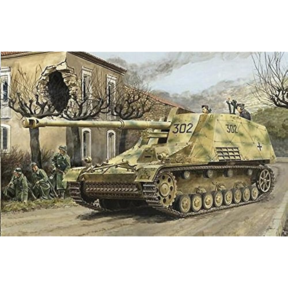 Platz 1/35 World War II German Self-Propelled Artillery Sd.Kfz. 164 Hornisse Plastic Model DR6165