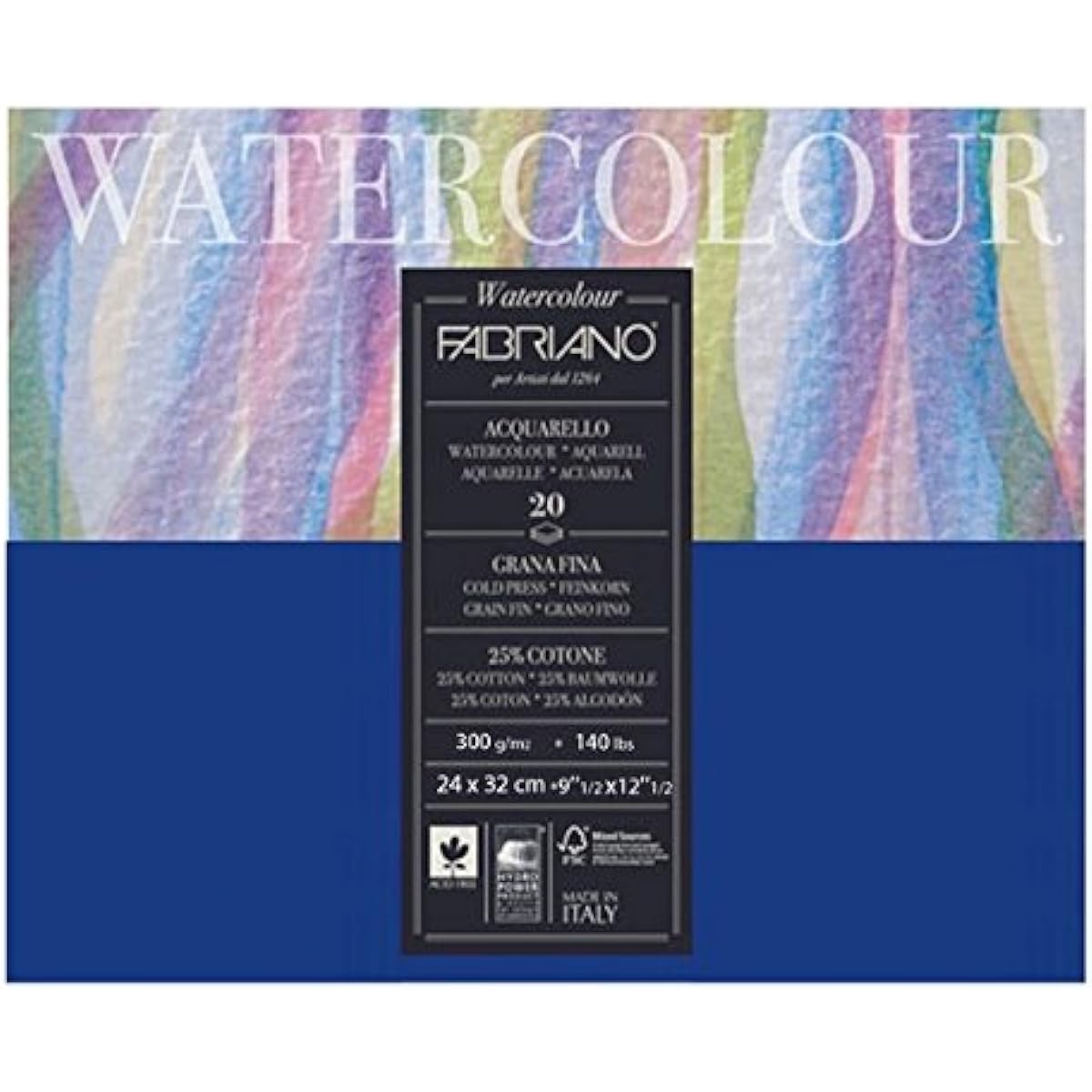 Fabriano Studio Watercolour Block CP 300 GSM 24 x 32 cm