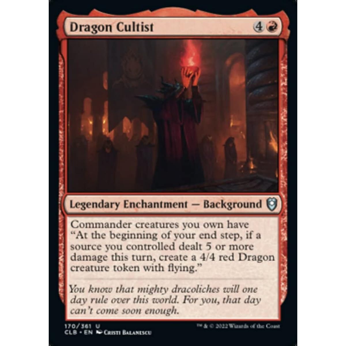 Magic: The Gathering - Dragon Cultist (170) - Foil - Battle of Baldur's Gate