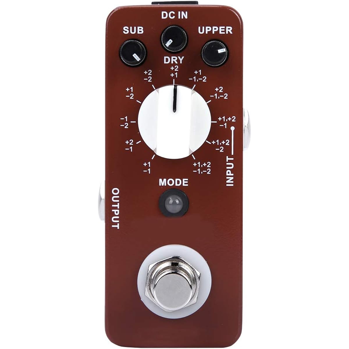 VGEBY Mini Electric Guitar Octave Effect Pedal True Bypass 11 Octave Mode Effects