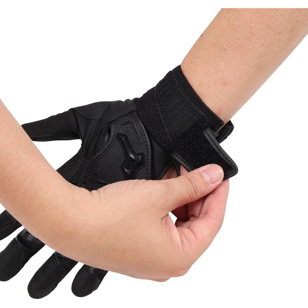 Mizuno Batting Gloves for Students, Two Hands, Double Belt, Select Nine W Belt, 1EJEH144 miz18ss