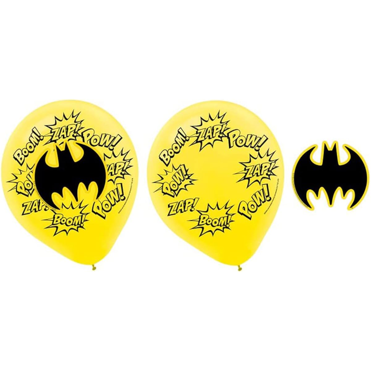 amscan Batman 12" Latex Balloon Kit - 6pcs