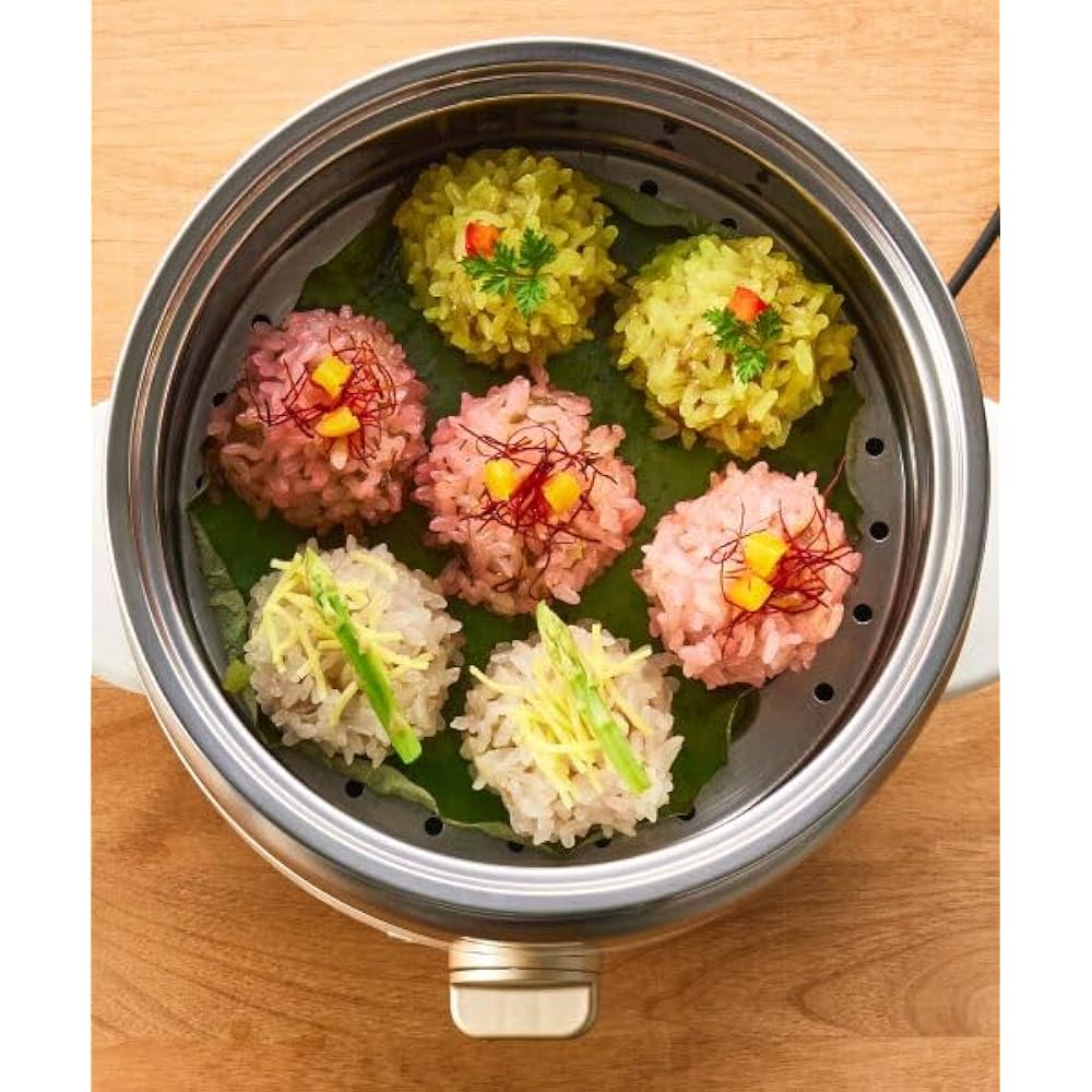 BRUNO Electric pot for one person, for two people, compact multi-grill pot, tabletop, white BOE115-WH