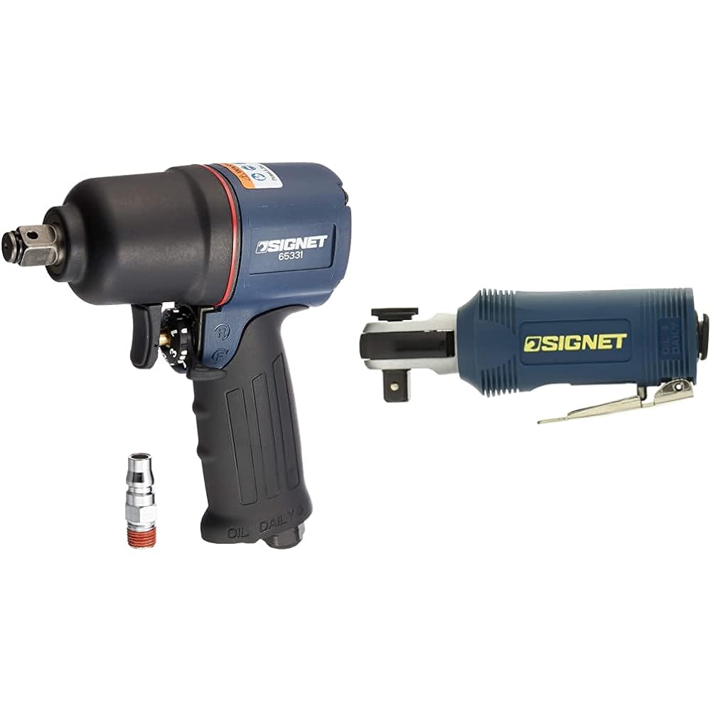 Signet 1/2 drive lightweight compact air impact wrench 65331