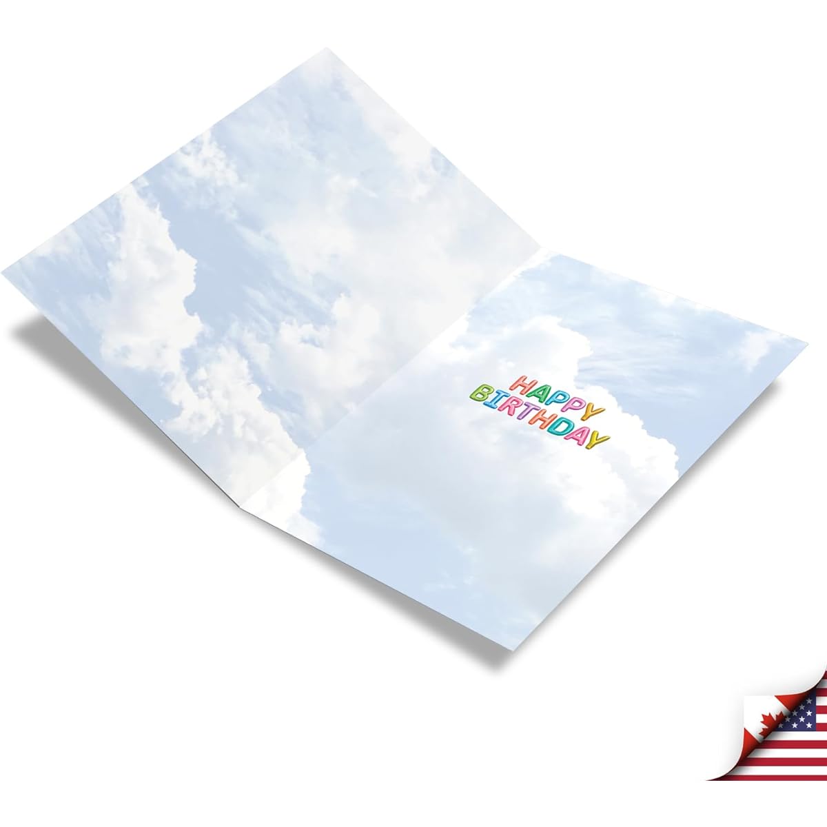 The Best Card Company - 100th Happy Birthday Cards with Envelopes - Birthday, 100 Years Celebration Cards - 100 Inflatable Messages C5651HMBG