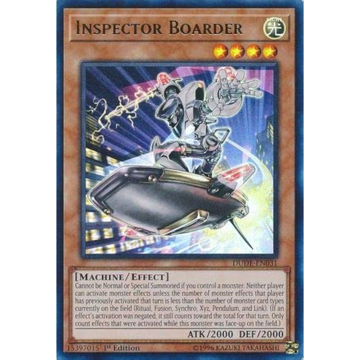 '- Inspector Border - DUDE-EN031 - Ultra Rare - 1st Edition - Duel Devastator