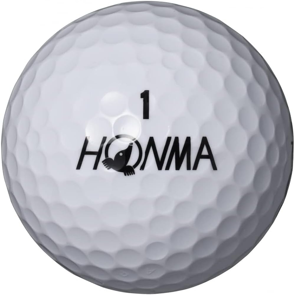 Honma Golf HONMA D1 Golf Ball 5 Dozen Set (60 Balls) BT2201 2022 Model Flying Distance Color: White