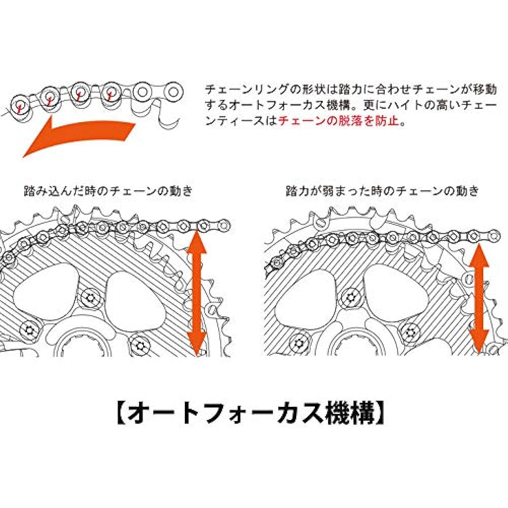 Sugino CY4-SHC Red 34T Chainring 1 Piece