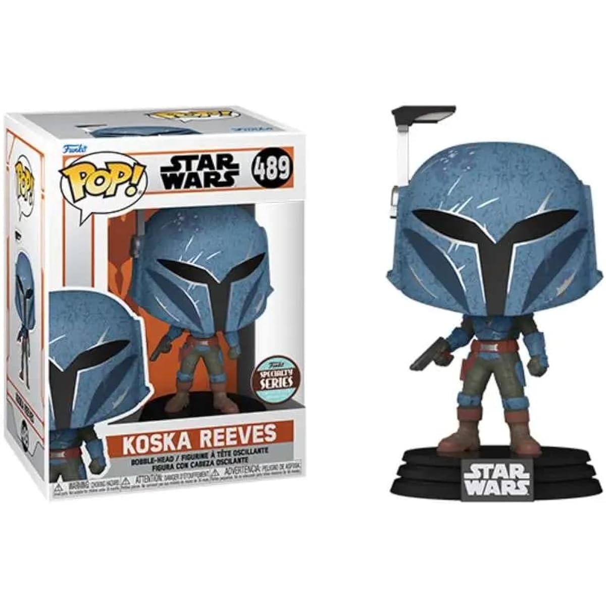 POP Star Wars The Mandalorian Koska Reeves Specialty Series Funko Vinyl Figure (Includes Compatible Box Protector Case) Multicolor 3.75"