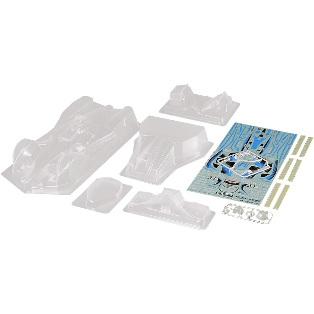Tamiya RC Spare Parts No.1660 SP.1660 1/10RC Formula E GEN2 Unpainted Clear Spare Body Set 51660