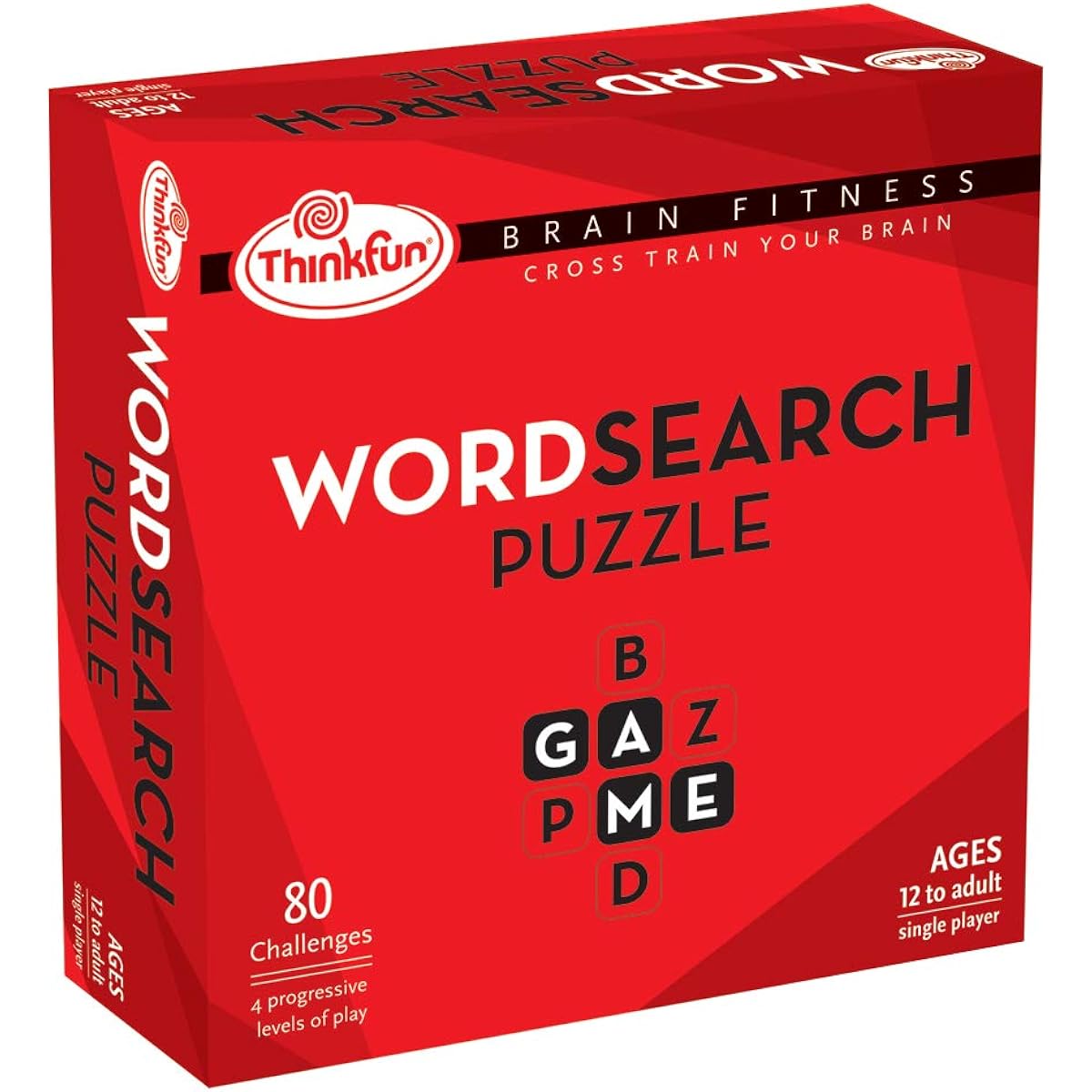 Think Fun Brain Fitness Word Search Puzzle Ages 12+