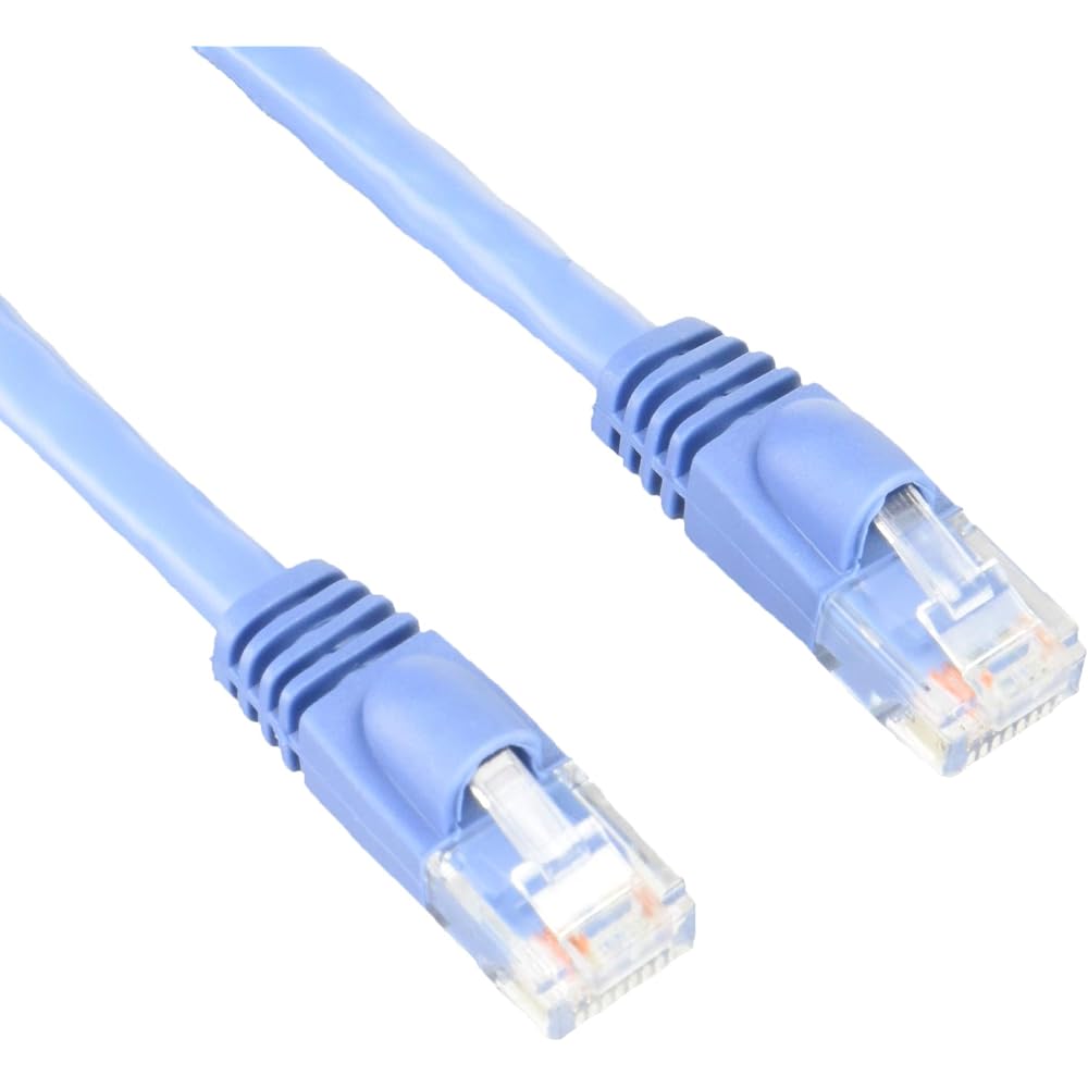 Digio2 LAN Cable Category 6 Compatible 50m Blue Set of 8 45389
