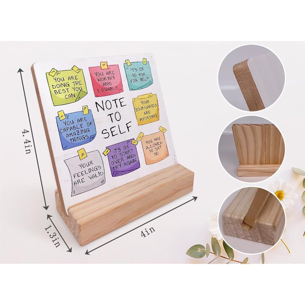 146-XQ-WSP-Inspirational Wooden Stand Plaque