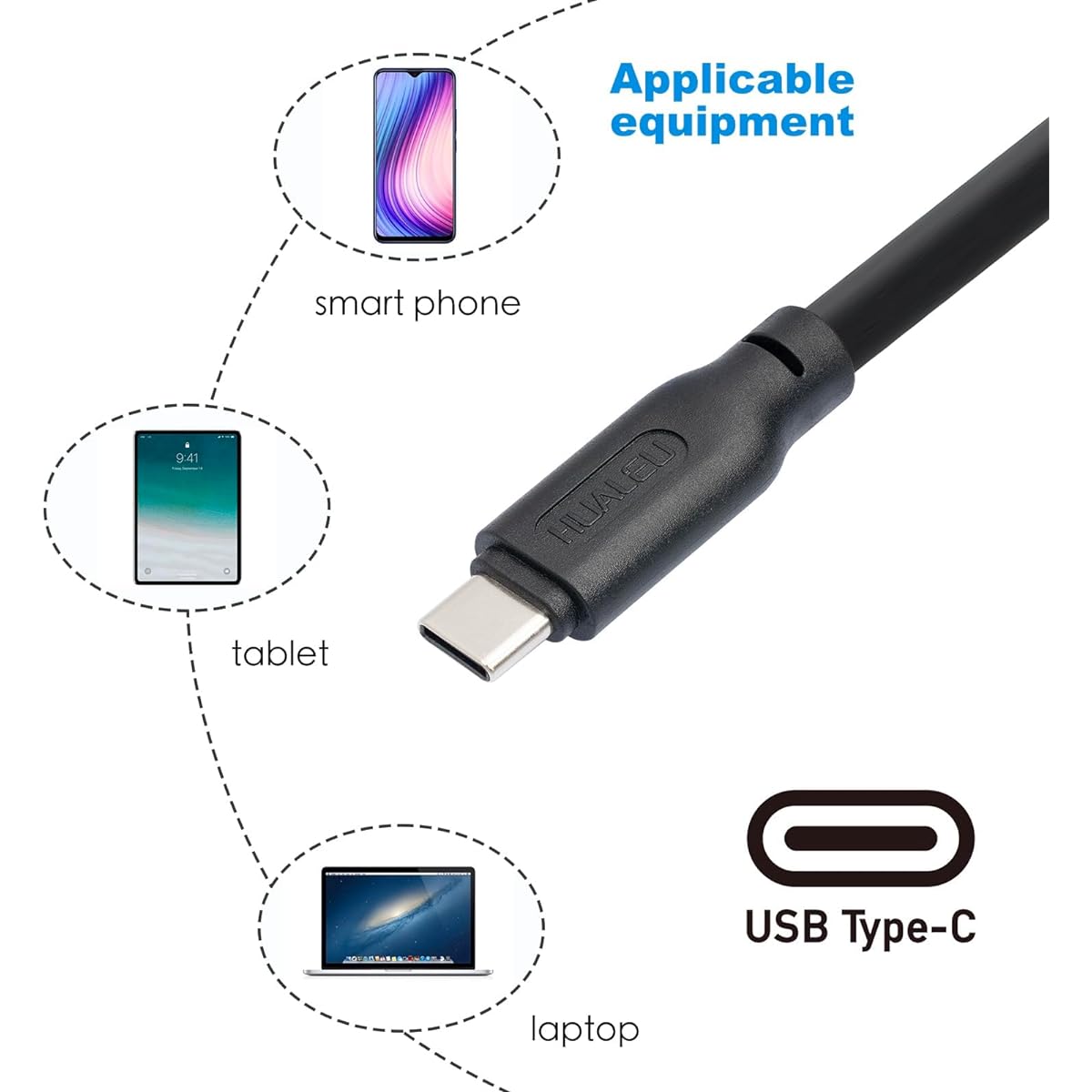 HUALEU 10ft USB C to Dual XLR Male Stereo Audio Cable 8ft Extended Y Splitter USB C to XLR Male Audio Cable for Active Speakers JBL 305P 306P 308P 310S Yamaha HS5 HS6 HS7 KRK PR5 Classic 5
