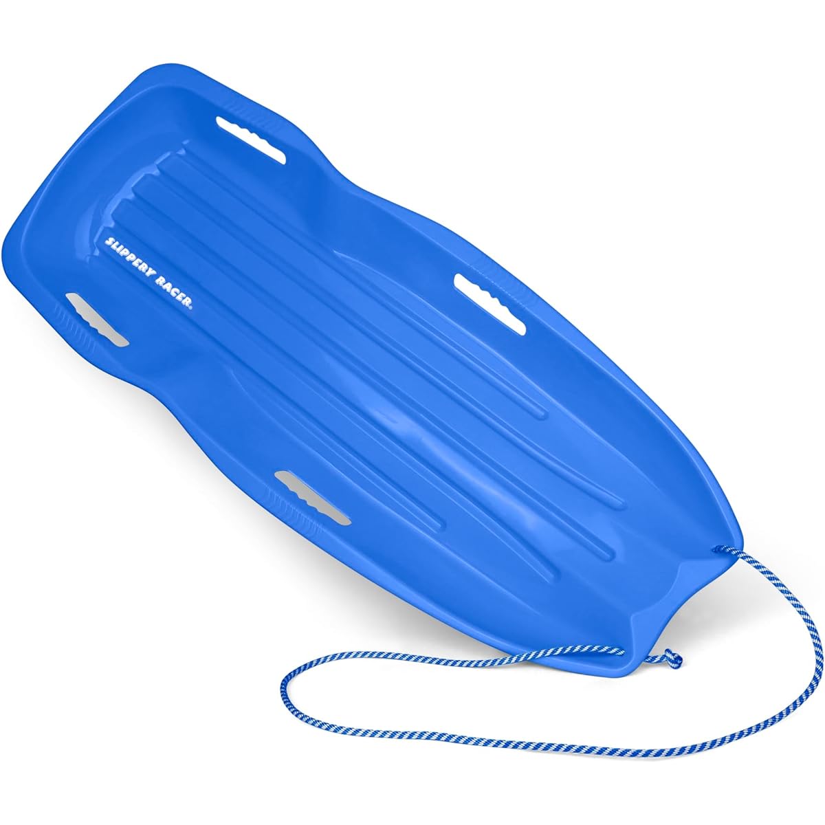 Slippery Racer Downhill Xtreme Toboggan Snow Sled (BLEU)