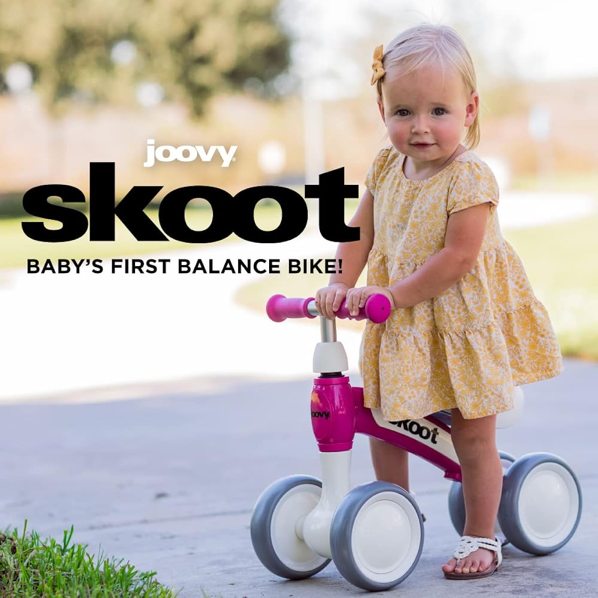 Joovy Skoot Balance Bike Toddler Bike First Bike PinkCrush