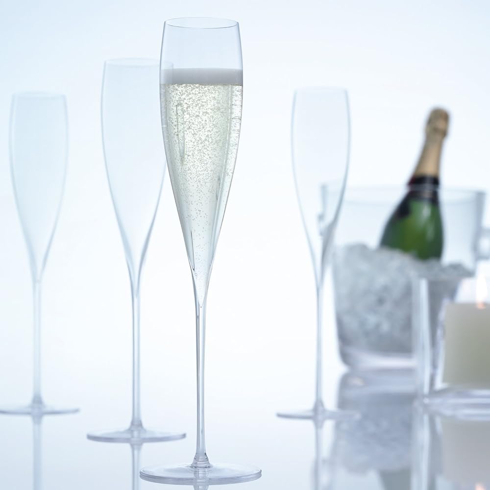LSA G246-07-301 SAVOY Champagne Glass Set of 2 200ml Clear