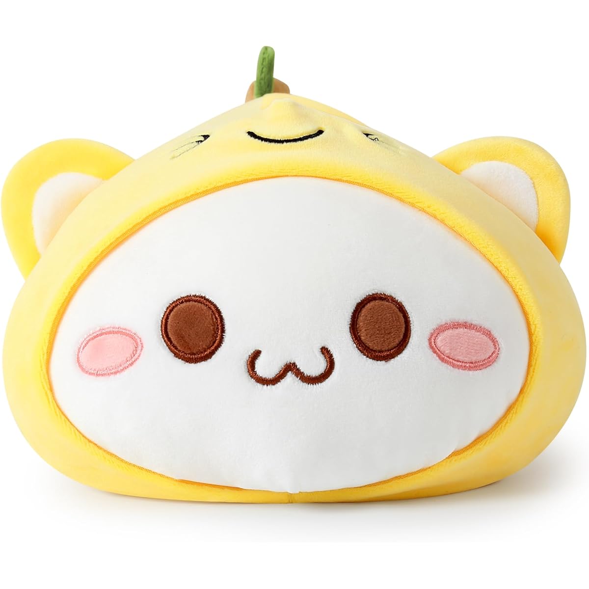 Onsoyours Cute Kitten Banana Cat Stuffed Animal Kitty Soft Banana Plush Pillow for Kids (Banana Cat, 12 Inch)