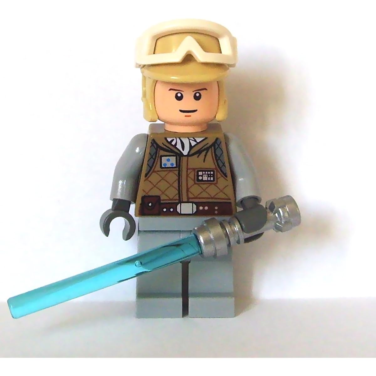 Lego Star Wars Mini Figure - Luke Skywalker Hoth with Lightsaber (Approximate
