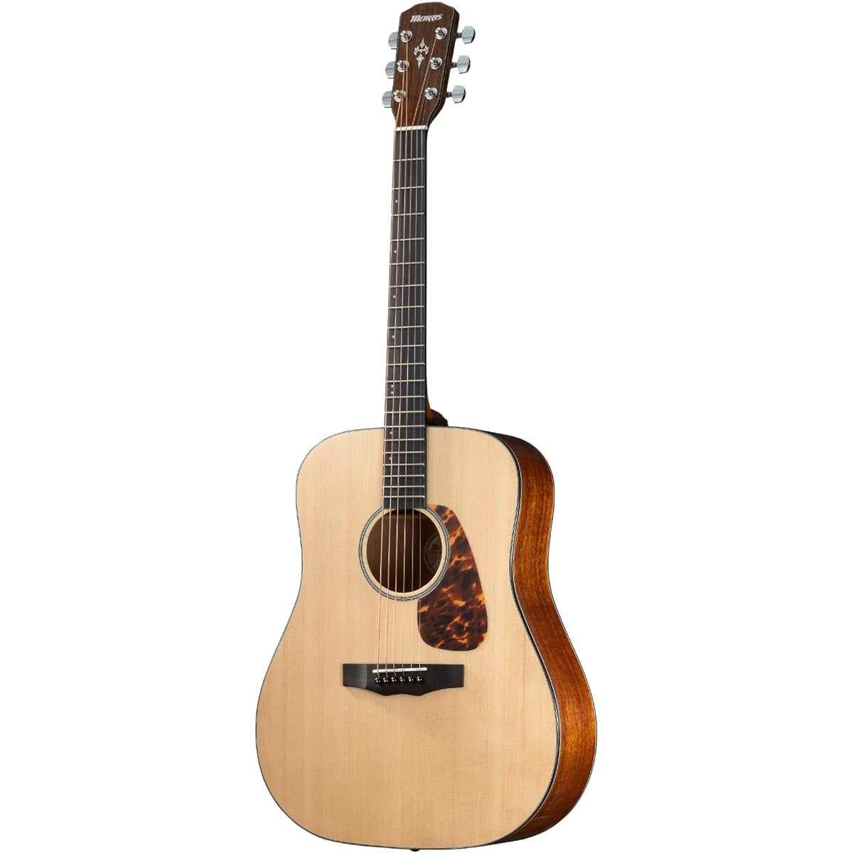 Morris M-025 NAT Solid Spruce Top Morris Dreadnought Size Acoustic Guitar Acoustic Guitar Beginner Gloss Finish Natural