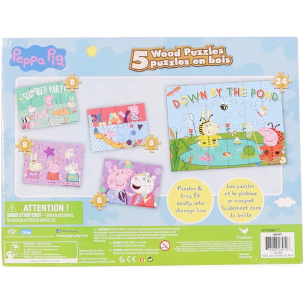 Five Pigs Puzzle - with Wooden Storage Box