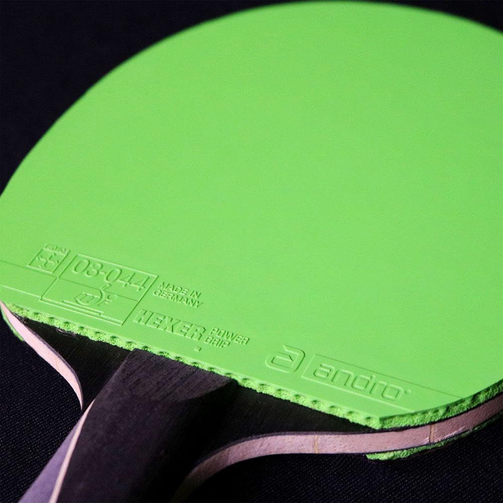 andro Table Tennis Rubber Spin Tension Hexer Power Grip Soft Back ITTF (International Table Tennis Federation) Officially Approved