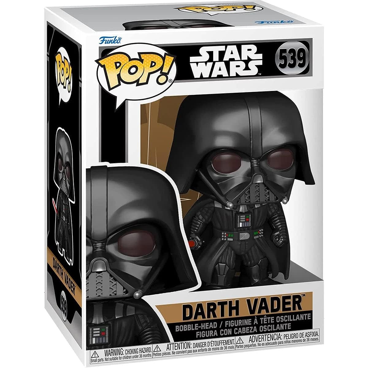 POP Star Wars: OBI-Wan Kenobi - Darth Vader Funko Vinyl Figure (Includes Compatible Box Protector Case) Multicolor 3.75"