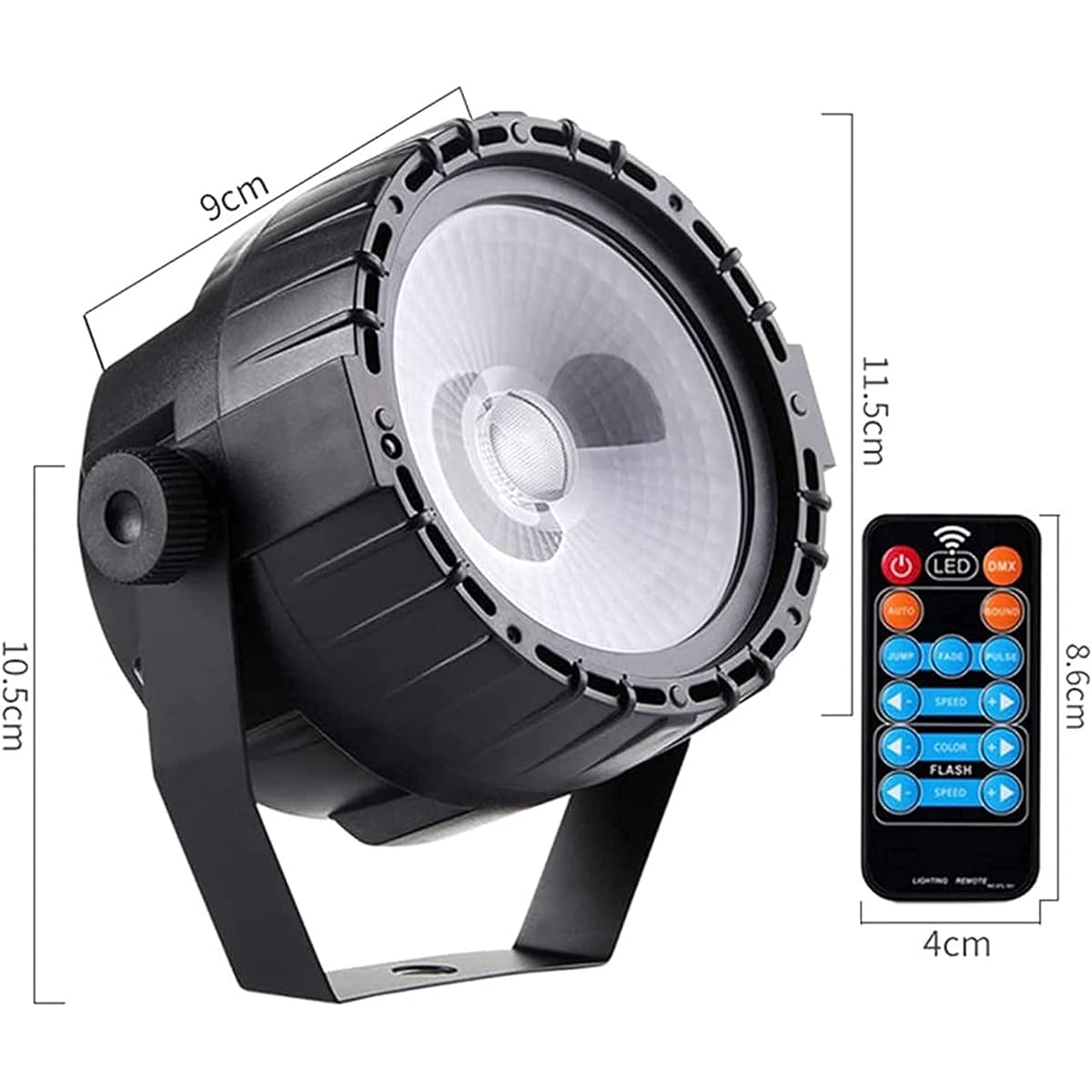 Stage Lights DJ Lights LED Effect Light LED Strobe Great for Stage DJ Lighting Wedding Church Club Disco Party Lighting (Black)