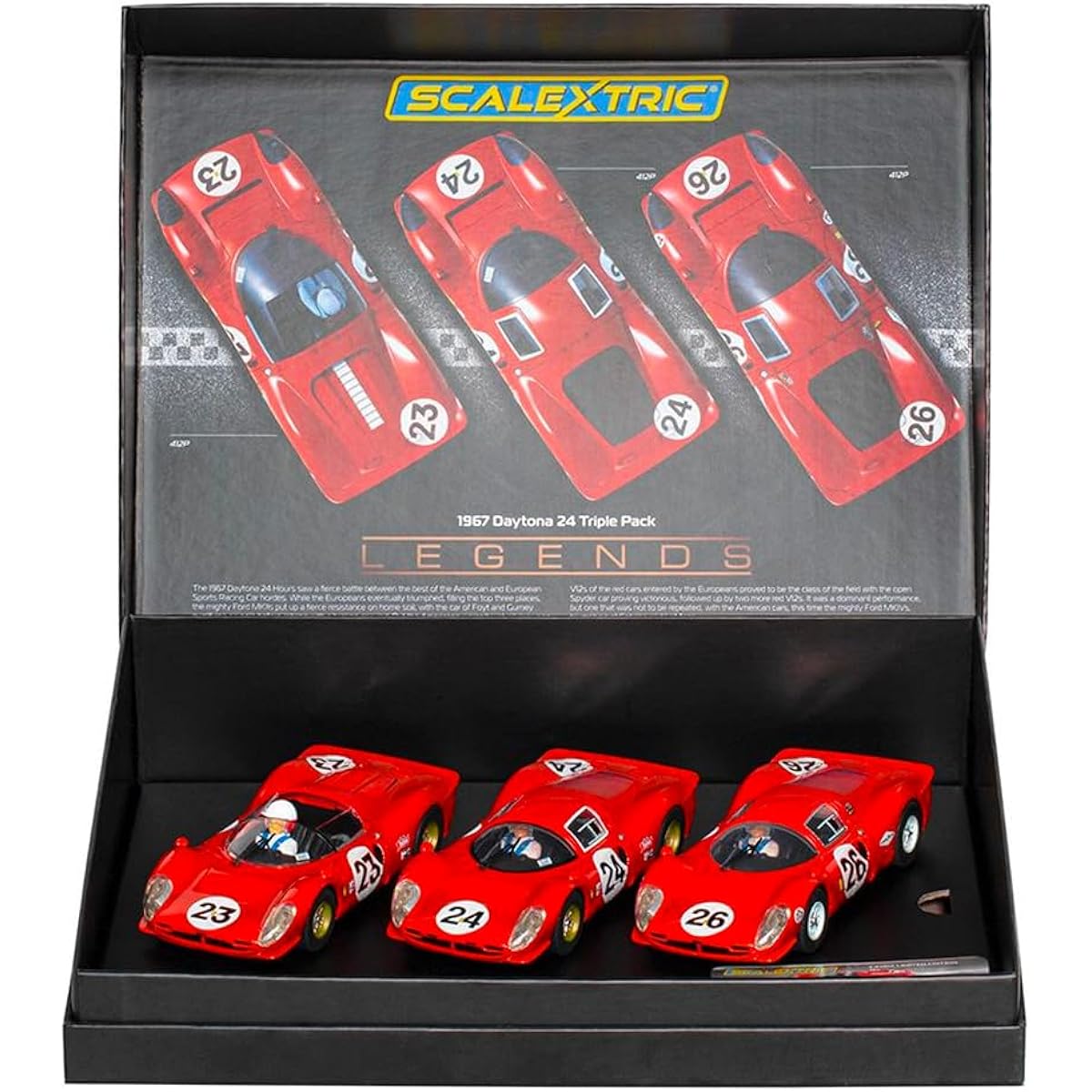 Scalextric 1967 Daytona 24 Triple Pack - 1:32 Car Pack