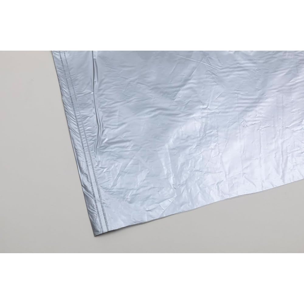 Iwatani Material Silver Hodka, 6.1 x 39.8 ft (2.3 x 10 m), 3-Layer Silver Poly for Paddy Rice, #80 + Non-woven Fabric Eye Hockka, Easy to Use, Seedlings, Heat Retention, Prevents Burning and Sprouting