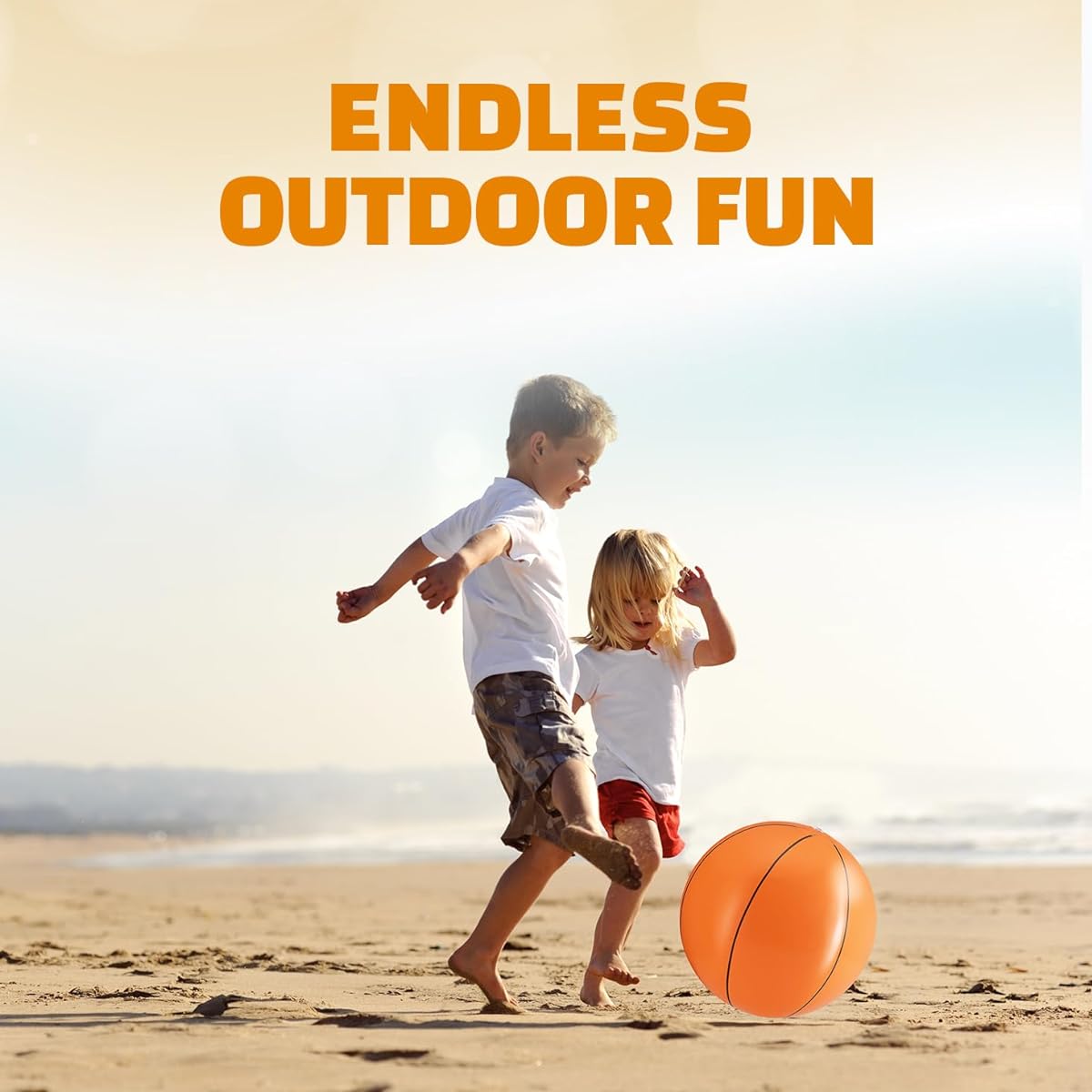 Inflatable Basketballs One Dozen, 41cm , For Sports Themed Birthday Parts And Beach/ Pool Party Games/ Favours