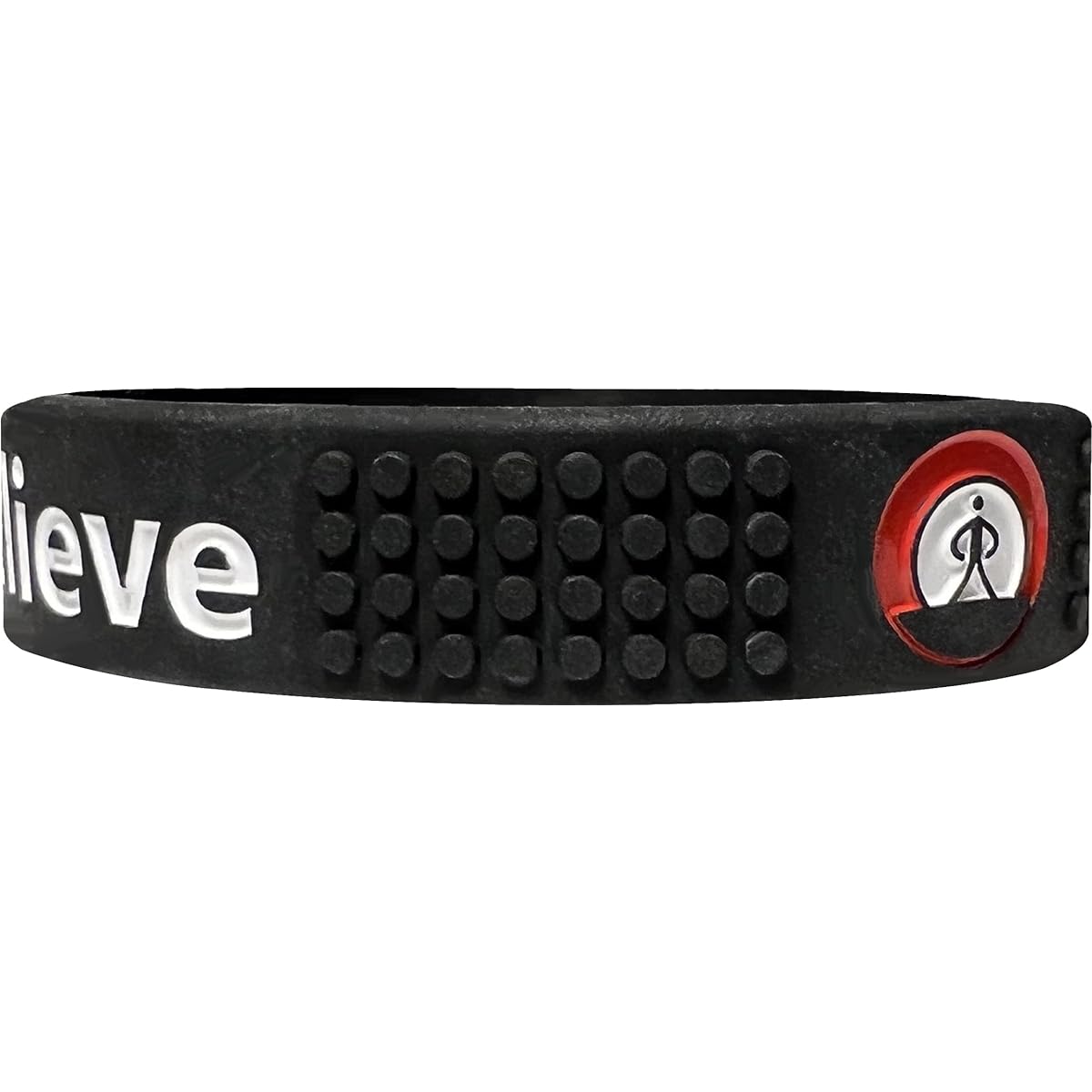 Believe Sensory Motivational Wristband Bracelet Silicone Inspirational Message Rubber Bracelet - Calm Your Mind Anxiety Fidget ADHD Focus Break Habits Relaxation Motivational - We Keep You Motivated LLC