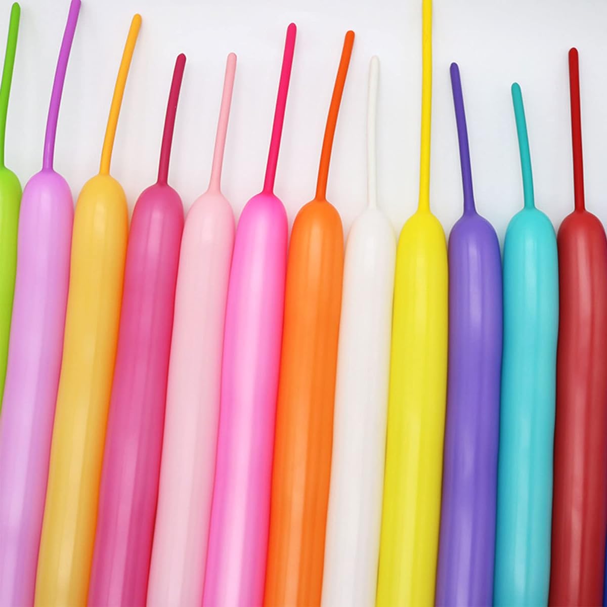 Balloon Art Balloons Elongated Balloons Pencil Balloons Modeling Balloons Long Balloons for Animals Bright Colors Large Capacity Size 1000 Pieces