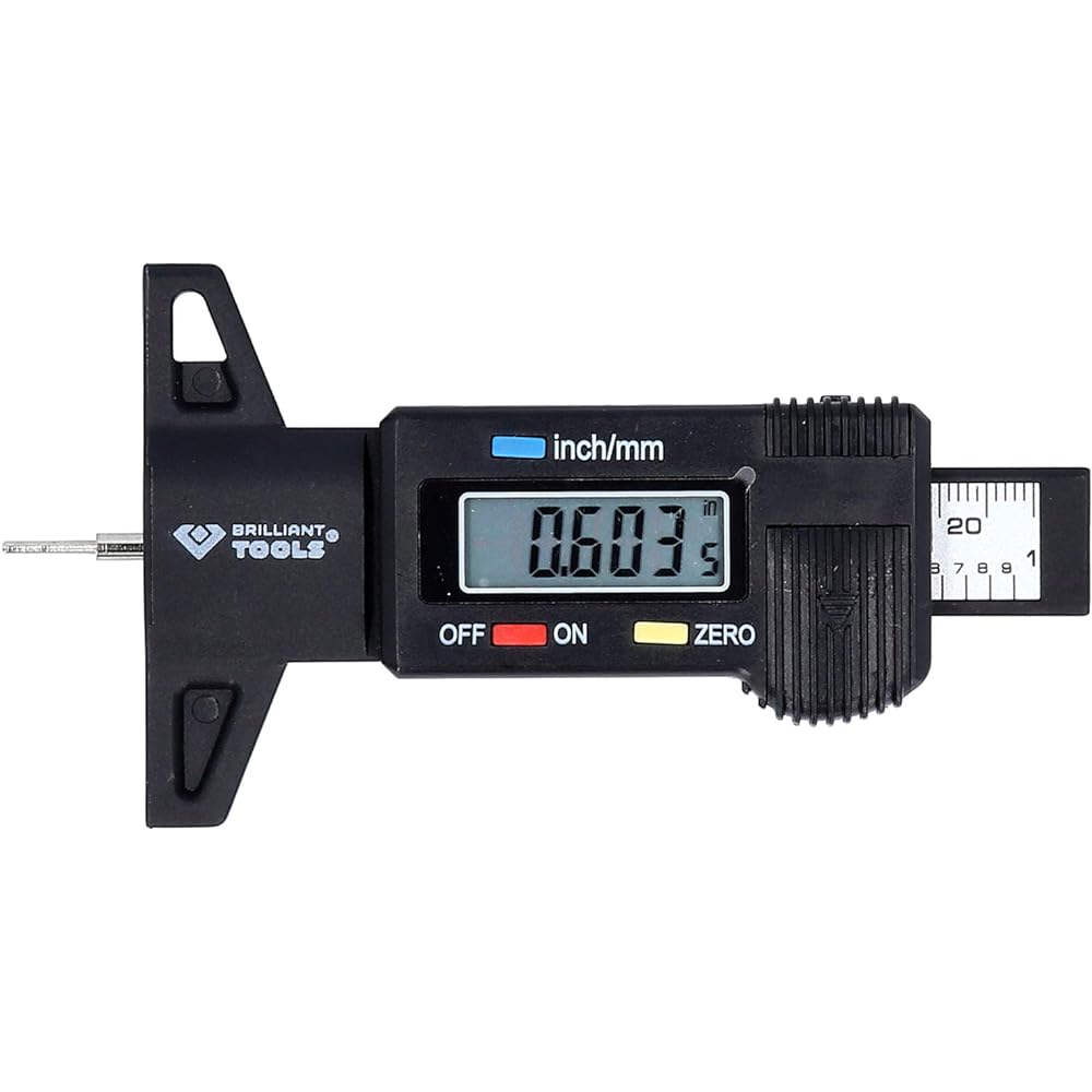 KS Tools Digital Depth Gauge 0-25mm BT114903