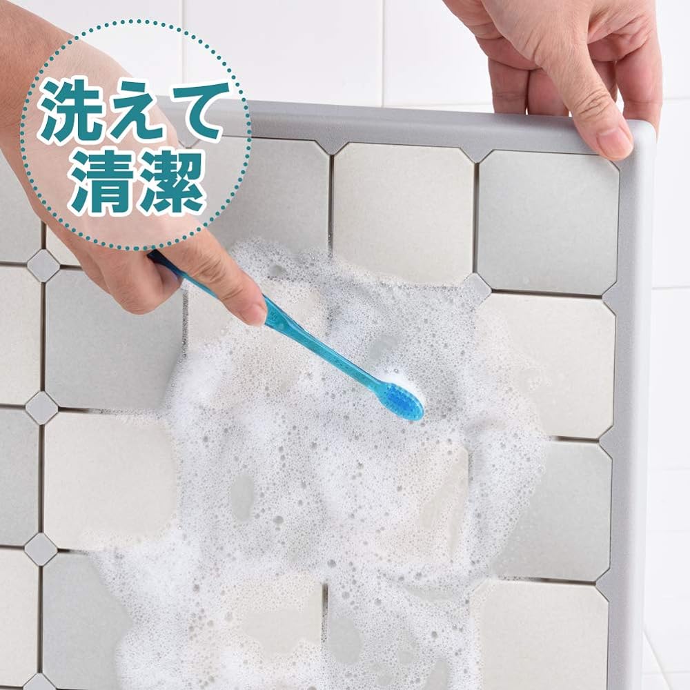 Wahei Freiz Bath Goods Diatomaceous Earth Bath Mat Bojorna M Gray MJ-6020