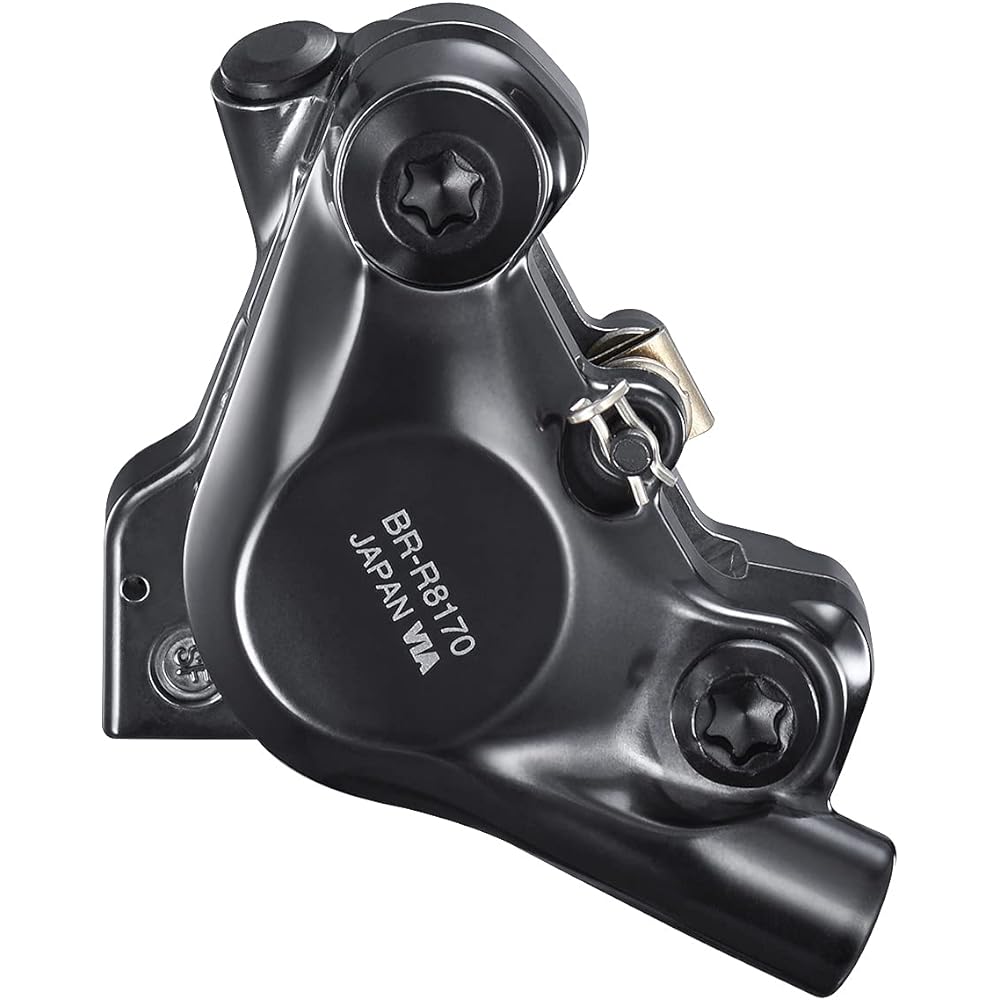 SHIMANO BR-R8170 Front flat mount included/Mount bracket for φ140/160mm rotor, 2 fixing bolts, resin pad fin included
