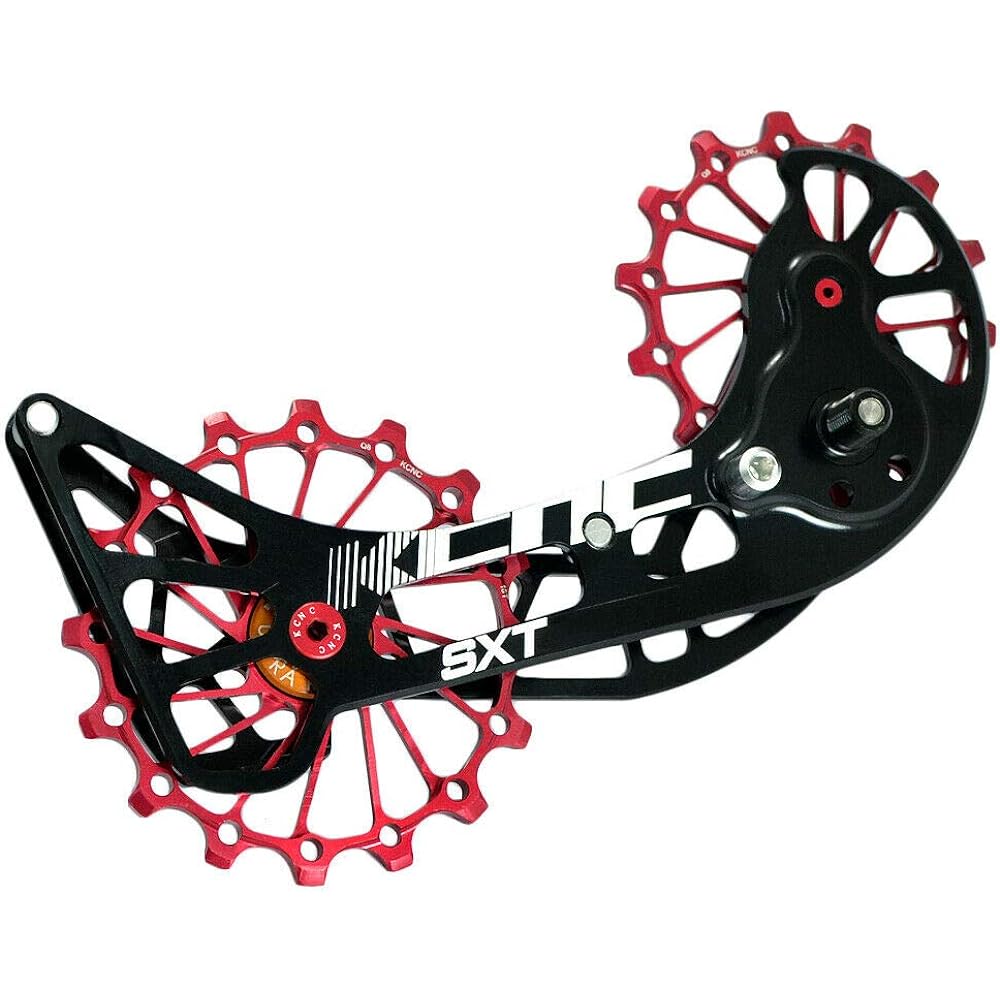 KCNC SXT MTB Cycling Bike Oversized Pulley Cage For Shimano M9000 and M8000, Red, KOT39-004, SK1961