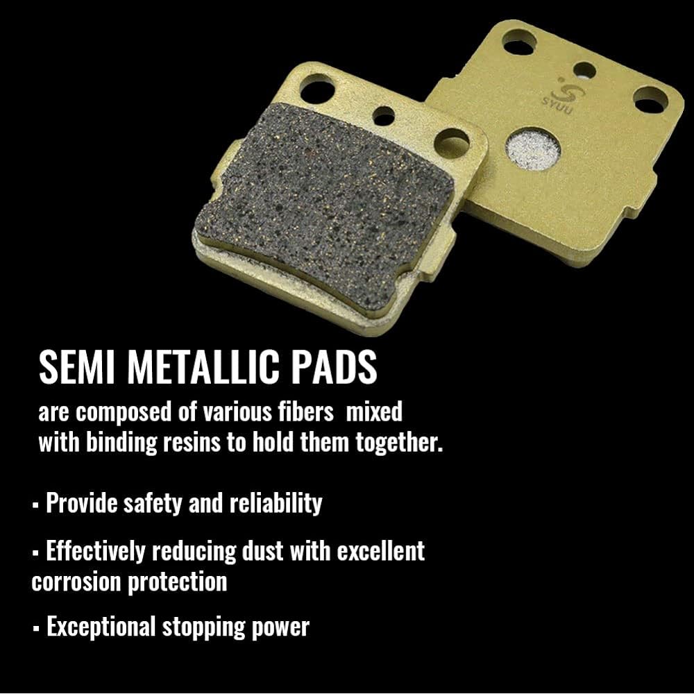 SYUU Motorcycle ATV Replacement Front and Rear Brake Pads Brake Pads Suzuki LTZ 400 LT-Z 400 K3 K4 K5 K6 K7 K8 K9 L0 L1 2003 2004 2005 2006 2007 2008 2009 2010 2011 2012 FA084F FA137R