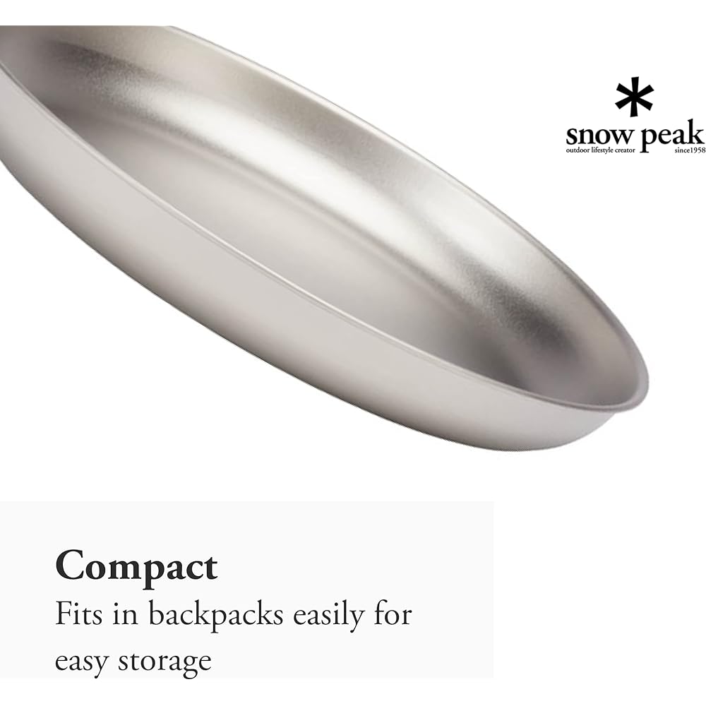 Snow Peak Trek Titanium Plate STW-002T