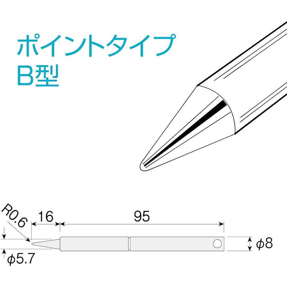 HOZAN Instant heat soldering iron 19w 130w when boosted Maximum temperature 410℃ Comes with a heat resistant cap and can be stored immediately after use H-600