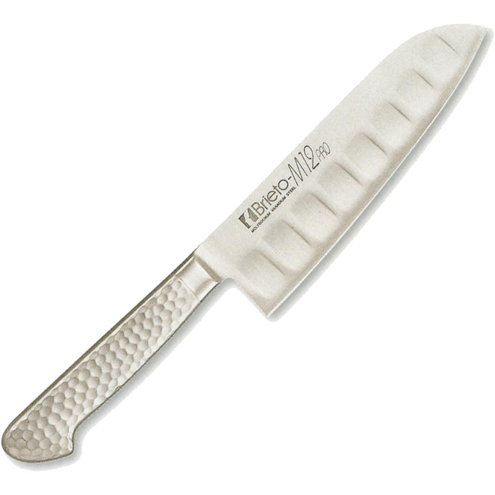 Kataoka Manufacturing All-Purpose Knife Silver 175mm Made in Japan Brieto-M12pro Molybdenum Vanadium Steel Depot Processing M1214