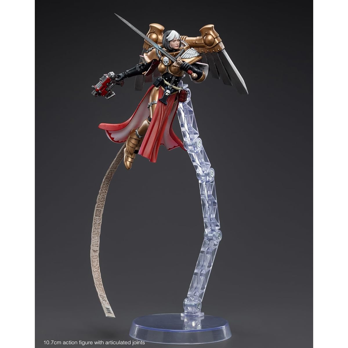 Pipigirl JoyToy Warhammer 40000 Space Marine Genuine License 1/18 Soldier Adepta Sororitas Gemina Esperia 1 4.2 Inch Model Space Marine Action Figure Kit (1)