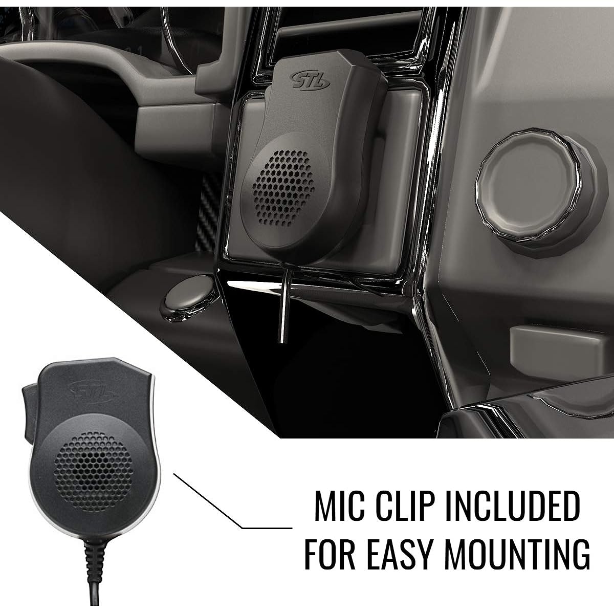 SpeedTech Lights PA 100 Watt Public Address System Handheld PA Microphone Dual Horn PA System