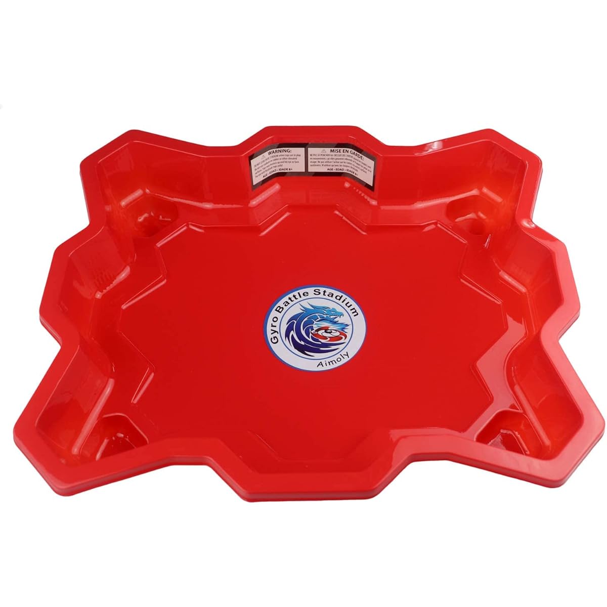 Aimoly Beystadium Battle Arena for Beyblade Metal Fusion Arena Beyblade Stadium (Red)