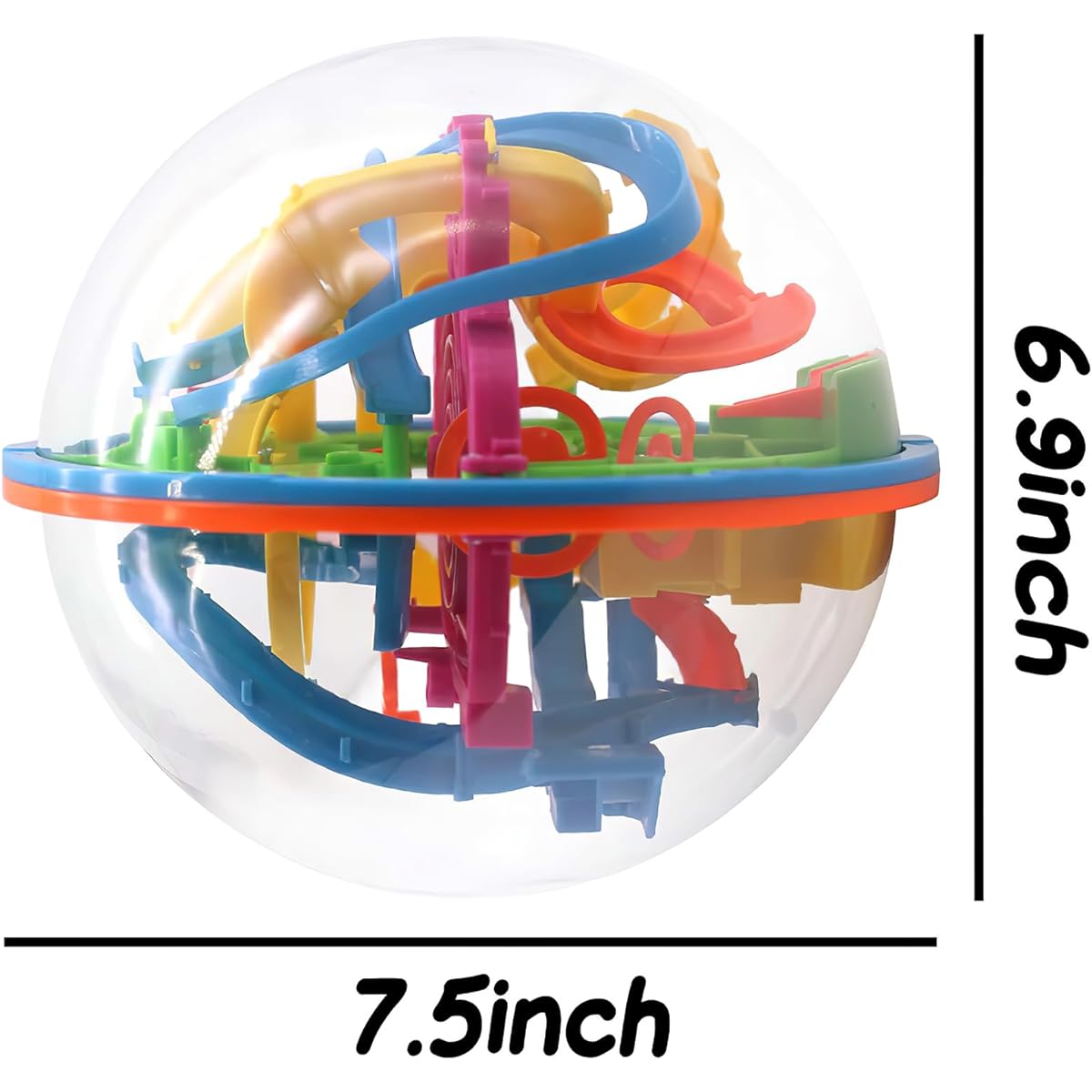 3 Otters 3D Puzzle Ball 138 Obstacles Maze Ball Interactive Maze Game Educational Toy Sphere Game Ball Gift for Boys